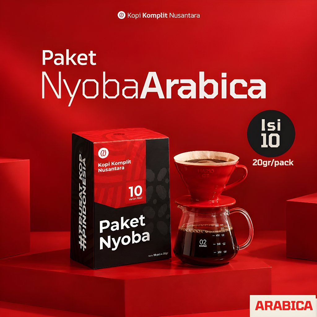 Paket Nyoba Kopi Arabika 10 Varian (10x20g)